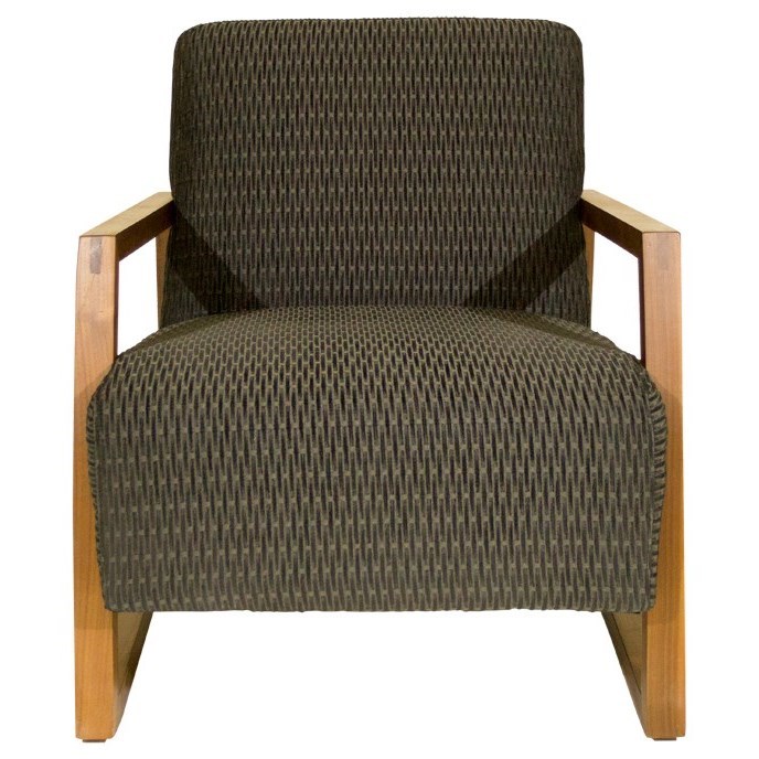 Exposed wood accent best sale chair